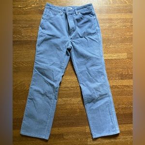 wrangler wild west high rise corduroy nwot